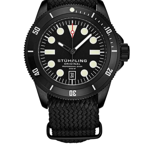 Stuhrling Original Cobia Quartz Diver Men's Watch